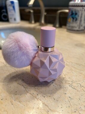 Ariana Grande Pink Geometric Pom-Pom Bottle